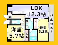 物件の間取り画像