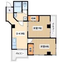 ケーエスマンションの間取り