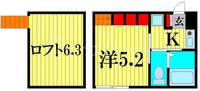 ダルーチャ北初富Iの間取り