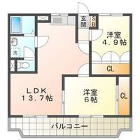 サンハイム藤の間取り