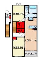 物件の間取り画像