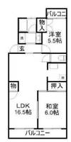 園生カキナカマンションの間取り