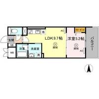 岡山県岡山市北区表町3(マンション)の賃貸物件の間取り