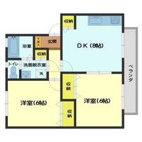 セジュール窪C棟の間取り