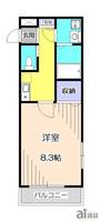 埼玉県所沢市小手指町4(アパート)の賃貸物件の間取り