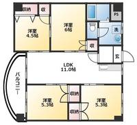岡林マンションの間取り