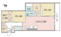 (シニア限定)へーベルヴィレッジ与野本町Lupinusの間取り