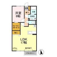 千葉県松戸市八ケ崎6(アパート)の賃貸物件の間取り