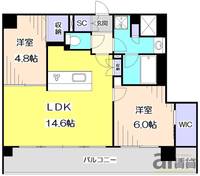 東京都練馬区東大泉2(マンション)の賃貸物件の間取り