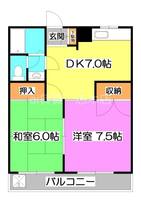 埼玉県志木市柏町4(マンション)の賃貸物件の間取り