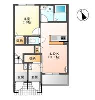物件の間取り画像