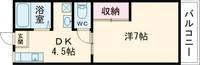 メゾンジュネスAの間取り