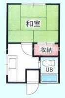 コーポしらはまの間取り