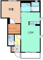 エルブ ボア(ShaMaison)Aの間取り