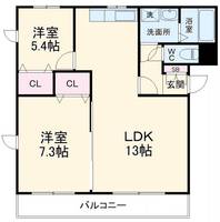 グランド・カオル IIの間取り