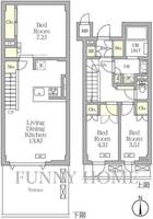 アジールコート都立大学の間取り