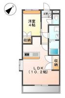 シャーレ大喜の間取り