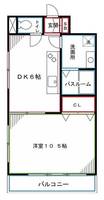 東京都杉並区高円寺南2(マンション)の賃貸物件の間取り