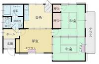 愛媛県新居浜市中村4(一戸建)の賃貸物件の間取り