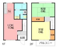 神奈川県南足柄市雨坪(一戸建)の賃貸物件の間取り