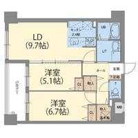 北海道札幌市中央区南四条西25(マンション)の賃貸物件の間取り