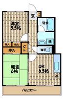 ブランカ福西の間取り