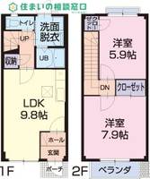 愛知県碧南市石橋町3(一戸建)の賃貸物件の間取り