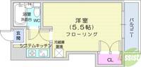 プレステージ横田の間取り