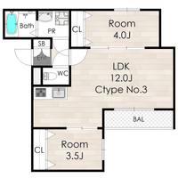 物件の間取り画像