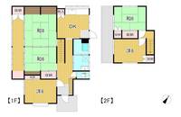 茨城県日立市助川町4(一戸建)の賃貸物件の間取り