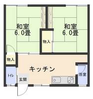 橋本ハイツBの間取り