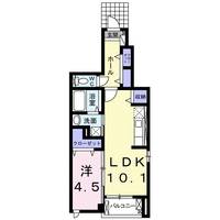 静岡県浜松市中央区富屋町(アパート)の賃貸物件の間取り