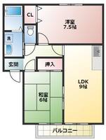 ファサードBの間取り