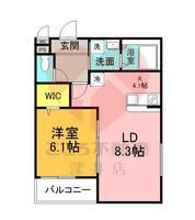 グランメゾンゆずり葉I番館の間取り