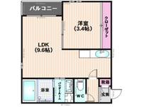 グランティックアットイーズの間取り