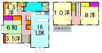 物件の間取り画像