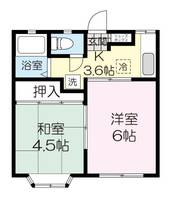グリーンヒルコーポの間取り