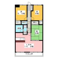 ダイアパレス本川越の間取り