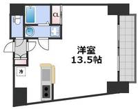 グランエクラ今宮戎の間取り