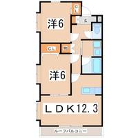 鹿児島県鹿児島市常盤2(マンション)の賃貸物件の間取り