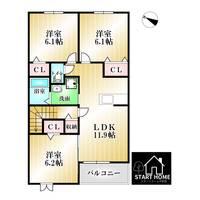 物件の間取り画像