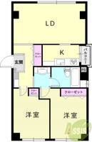 第6スカイマンションの間取り