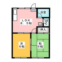 コーポ田中の間取り