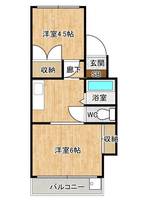 東京都西東京市田無町4(マンション)の賃貸物件の間取り