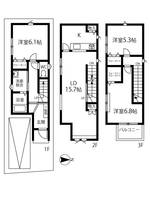 大阪府東大阪市池島町3(一戸建)の賃貸物件の間取り