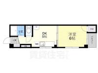 大阪府高槻市古曽部町2(マンション)の賃貸物件の間取り