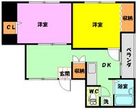 ゴールドハイツ桃谷の間取り