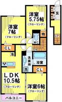 物件の間取り画像