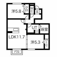 セジュール・ヒロの間取り