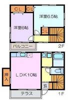 はぴふる長嶺 すみれ号の間取り